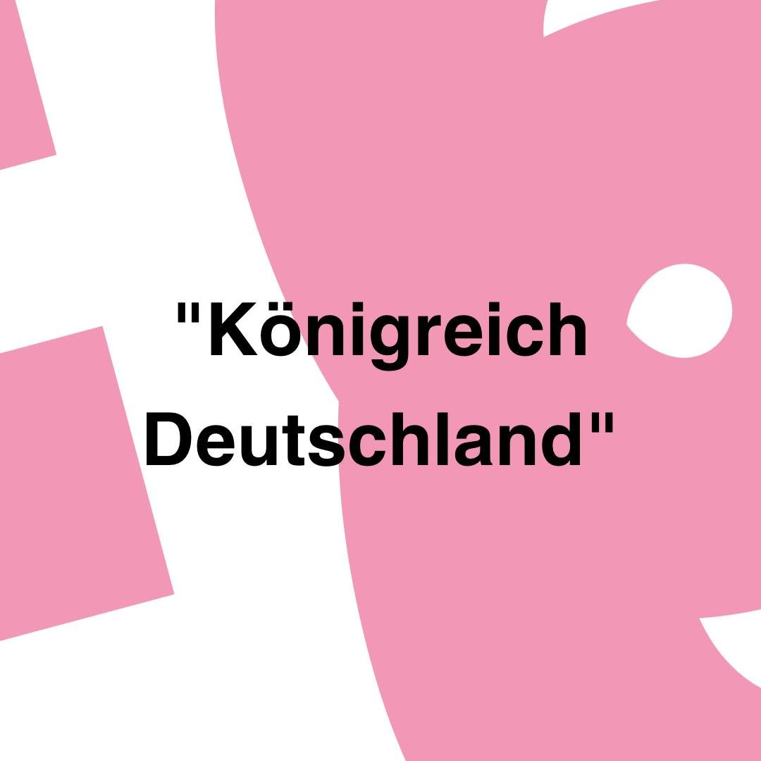 Vortrag zum „Königreich Deutschland“ in Sachsen