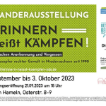 Ausstellungseröffnung "Erinnern heißt kämpfen"