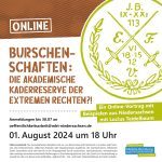 Onlineveranstaltung: Burschenschaften - die akademische Kaderreserve der extremen Rechten?!